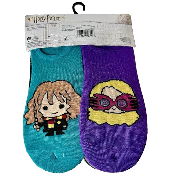 NWT Harry Potter 10 Pairs Socks Stay Put Sock Liner Socks Size 4-10 - Picture 3 of 5